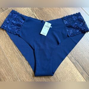 Aerie Blue Lace Smoothez Panties